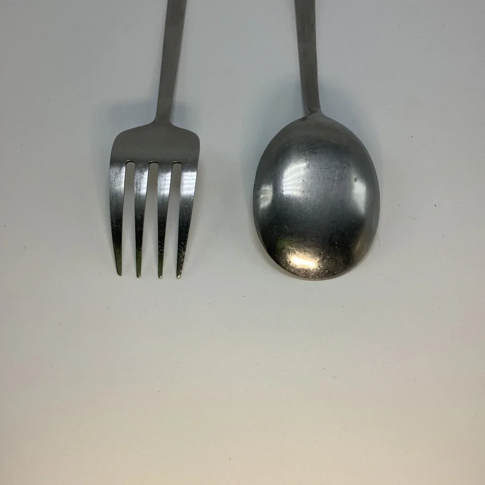 Vintage Kitchen Delite Salad Serving‎ Stainless Steel Spoons & Fork 11